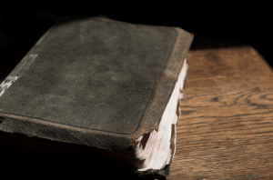 bible on table